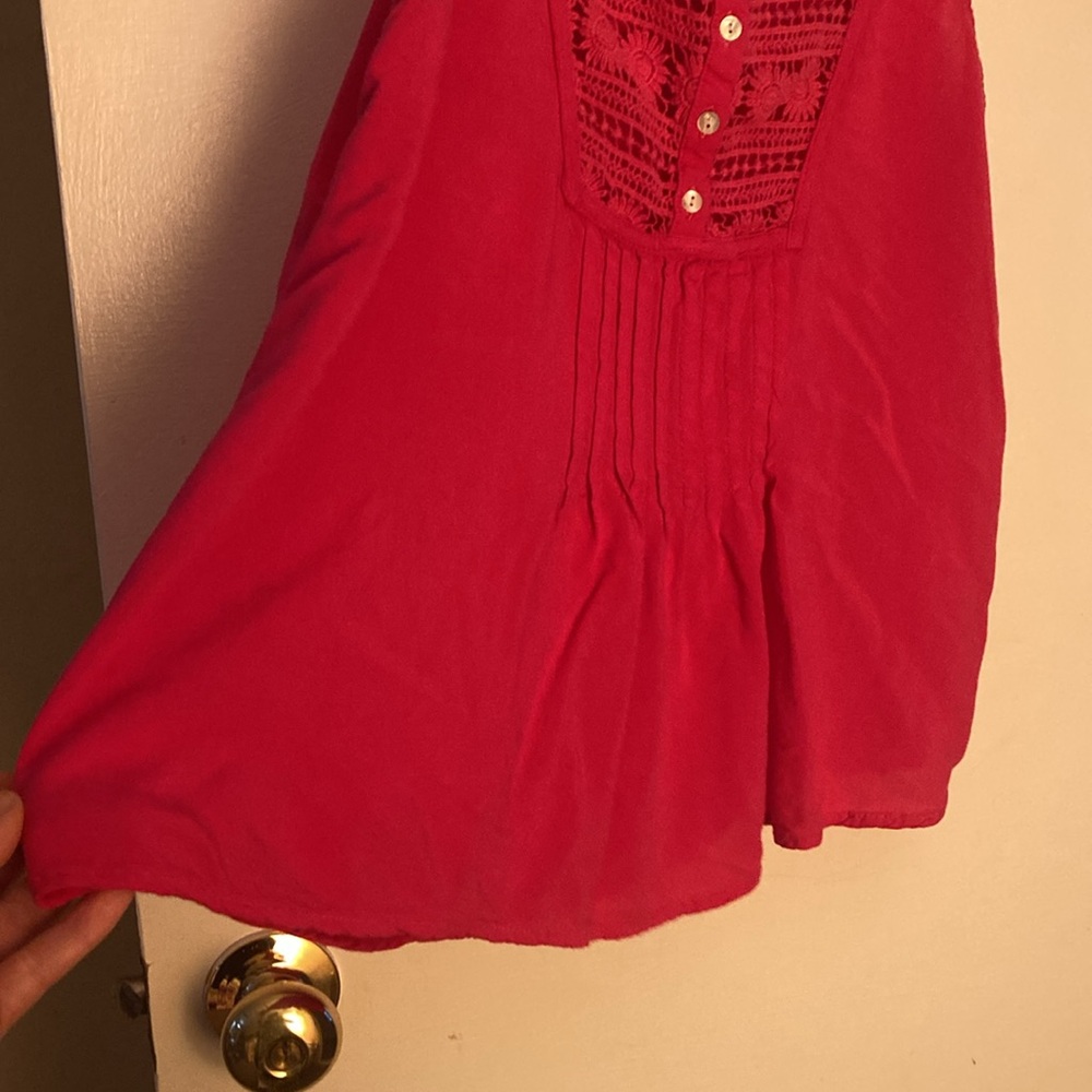 🌷5/$25 Maurice's hot pink tank-medium - Picture 4 of 6